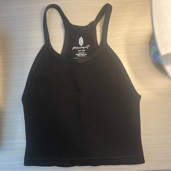 NWOT Free People Movement Happiness Runs Crop in Black, Size XS/S - Picture 2 of 13